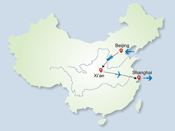 北京-西安-上海 拼團 旅遊 8 日遊