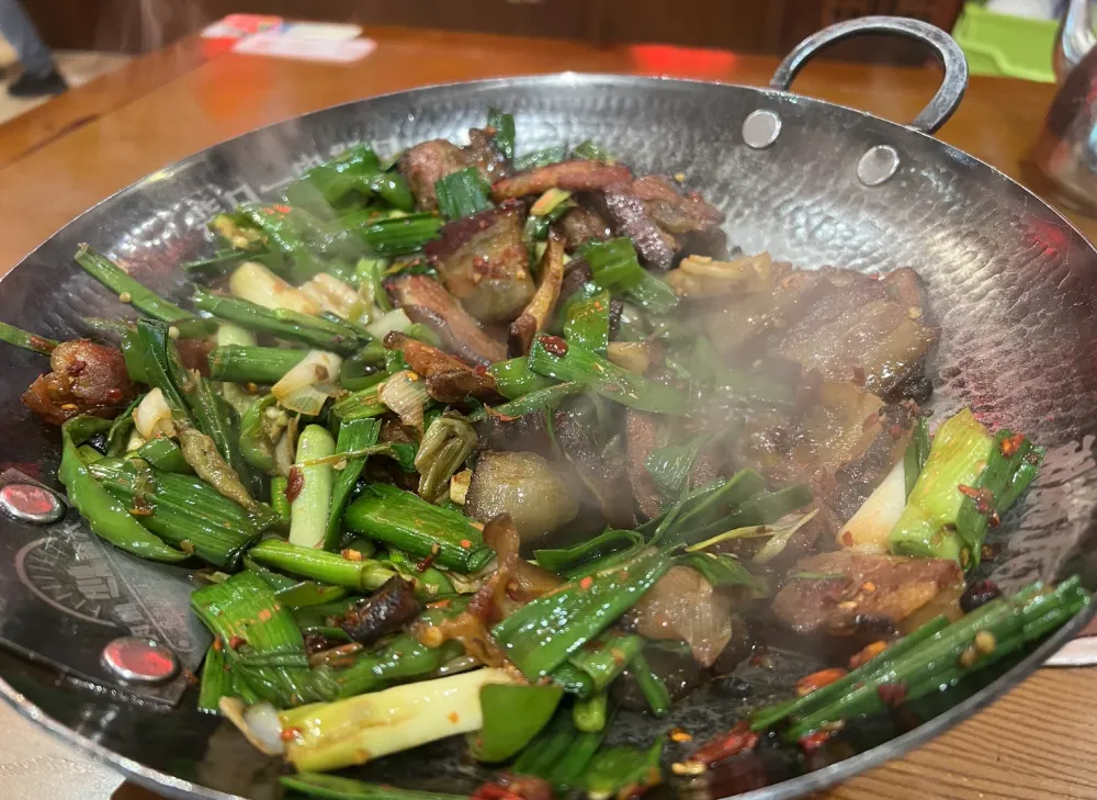 爆炒湖南臘肉